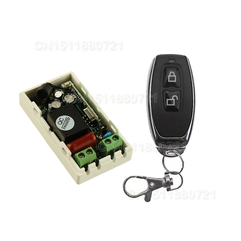 

AC220V 1CH 10A Wireless Remote Control Switch System Receiver & Transmitter With Battery Working Inter-lock Way