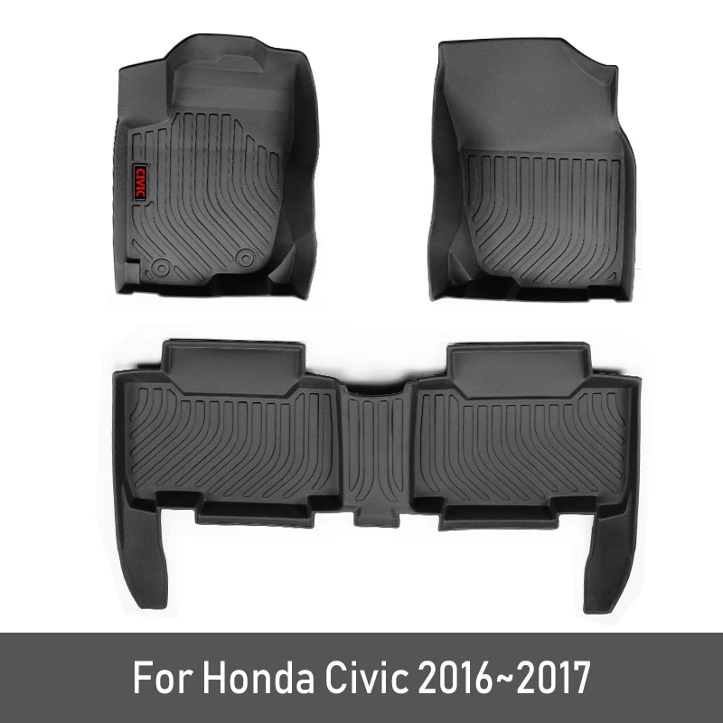 Новинка, TPE, Заказные автомобильные коврики для Honda Civic 10th Civic, накладки для ног, Автомобильный Ковер, аксессуары для укладки