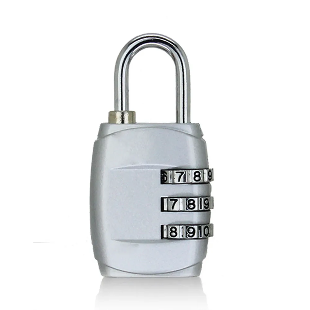 3 набора цифр пароль комбинированный чемодан с висячим замком чемодан металлический кодовый замок мини кодовый ключ противоугонные замки Cijfersloten