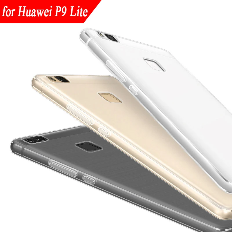 

2016 Phone Case for Huawei P9 Lite Case Cover 5.2 Ultrathin Silicone Soft TPU Full Protective Back Cover Funda for Huawei P9Lite