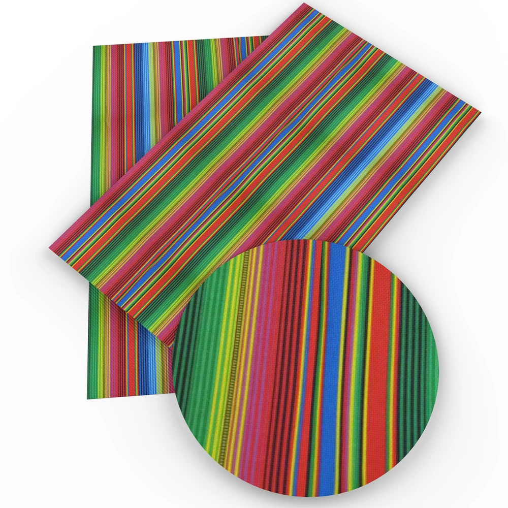 

David accessories 20*34cm rainbow faux artificial Synthetic leather fabric hair bow diy decoration crafts 1piece,1Yc3819