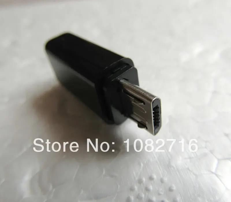 5 sets black DIY straight USB b Micro male 5 pins adapter Plug