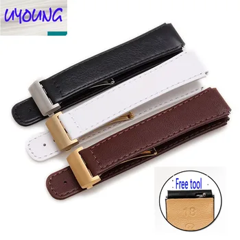 

UYOUNG Leather watch band adapter Huawei HUAWEI B2 smart Wristband Bracelet leather soft quickly expose wear 15MM