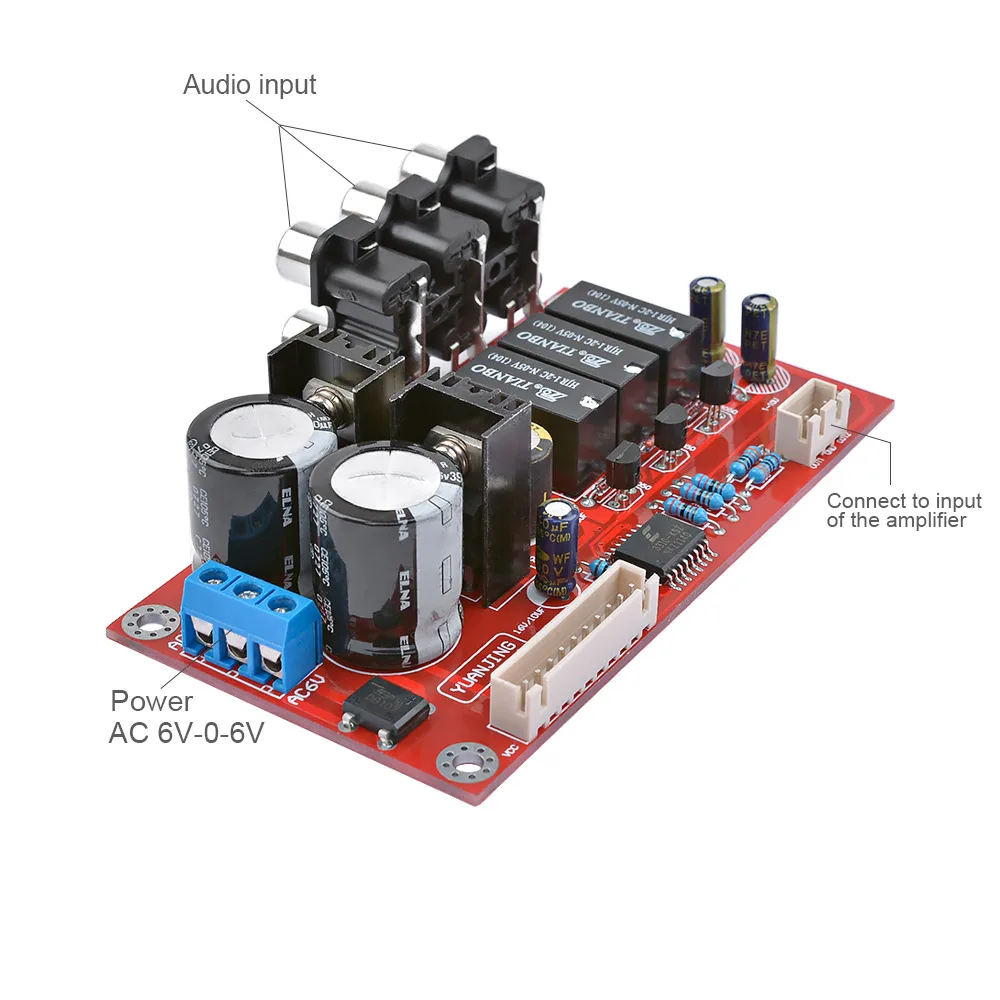 AIYIMA CS3310 Audio Volume Preamplifier Board 3 Way Switch Input Remote Control Volume Preamp LCD Display Signal Switch Preamp
