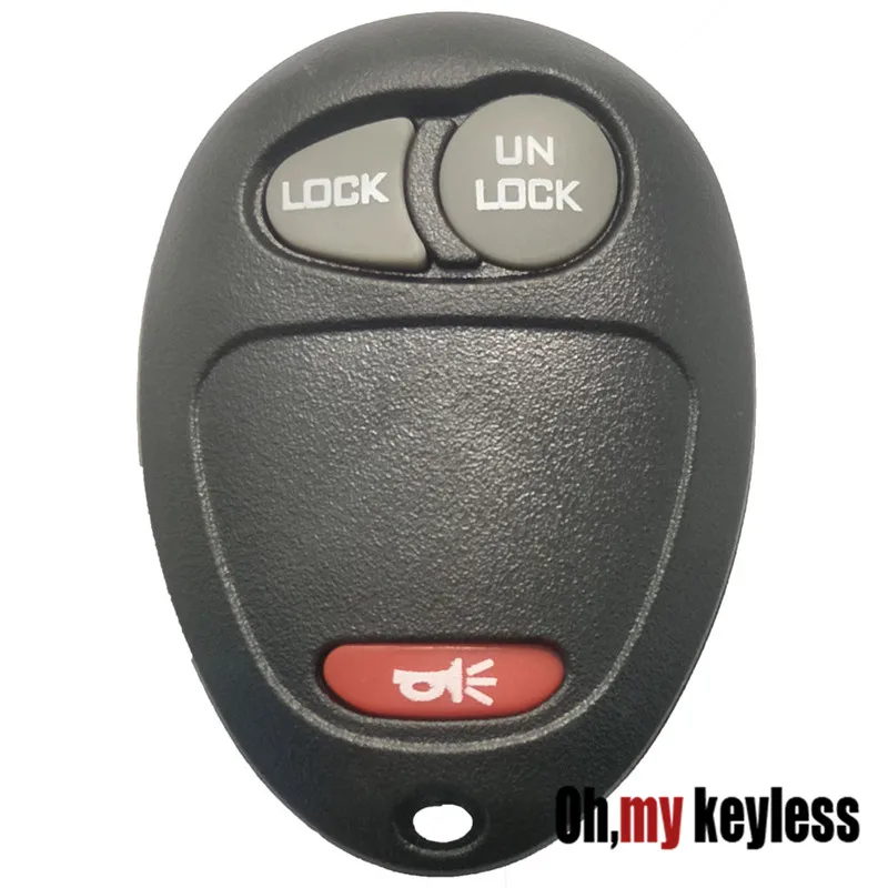 2pcs/lot Replacement keyless entry remote control key fob case for buick gmc chevy key shell 2/3