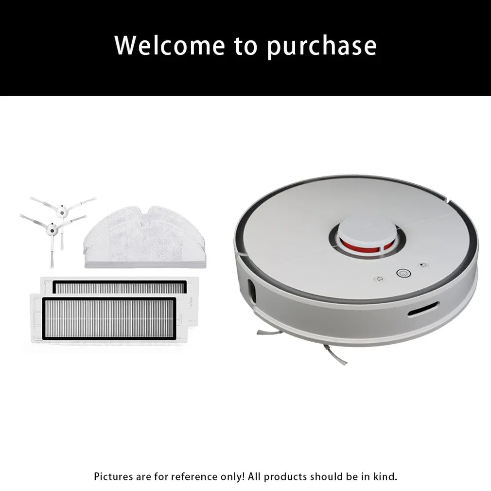 

Suitable for Xiaomi Roborock Robot Vacuum Cleaner Spare Parts Kits Mop Cloths Filter Side Brush