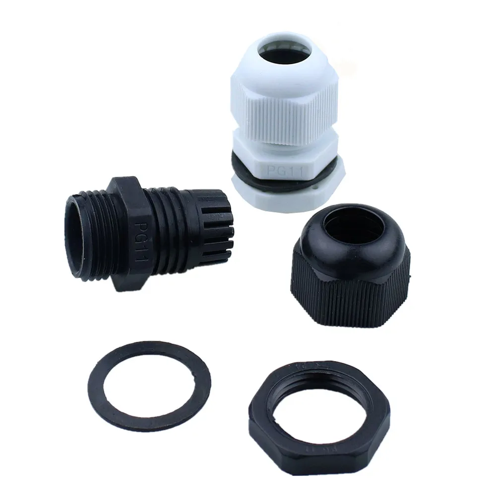 Водонепроницаемый нейлоновый кабельный сальник IP68 PG11 5 10 мм шт.|nylon cable gland|cable