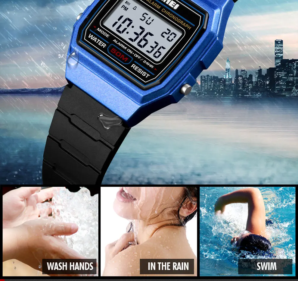 SKMEI модные детские часы спортивные часы водостойкий Мальчик наручные часы для девочек будильник цифровые часы Relogio детские часы 1460