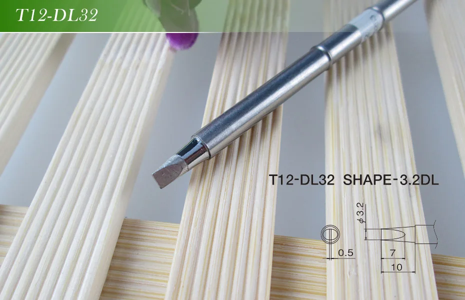 Форма серии D T12-D52 D4 T12-DL32 D24 D16 T12-D12 D08 T12 серии Жало для FX951 STC и STM32 OLED пайки