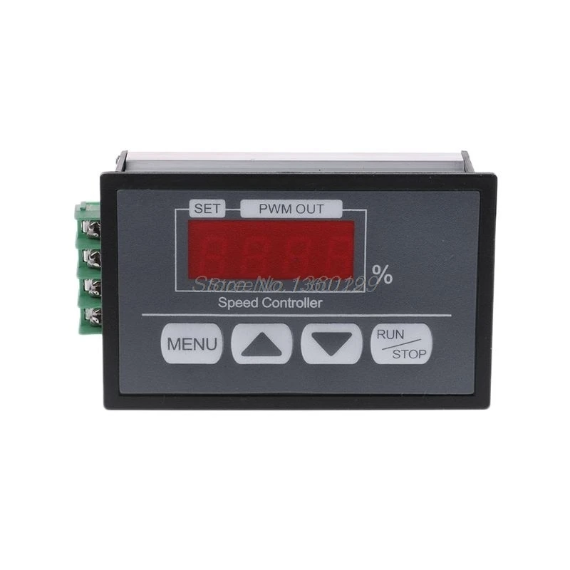 

6-60V PWM DC Motor Speed Controller With Digital Display Panel Button Governor