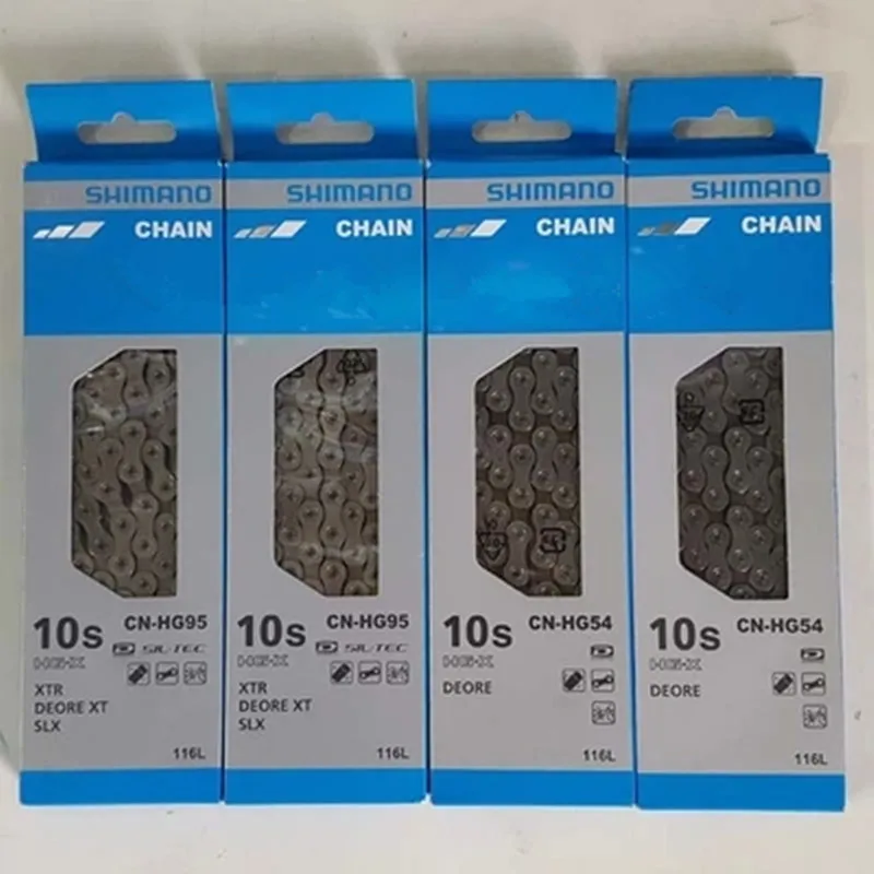 Новый оригинальный shimano HG54 HG75 HG94 HG95 HG93/HG7601 цепь серии xt горный велосипед (100%