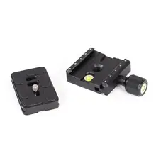 XILETU QR-50 Camera Tripod Clamping Clamp+PU-50 Quick Release Plate 1/4'-3/8 inch Screw For Arca Swiss Manfrotto Gitzo RRS