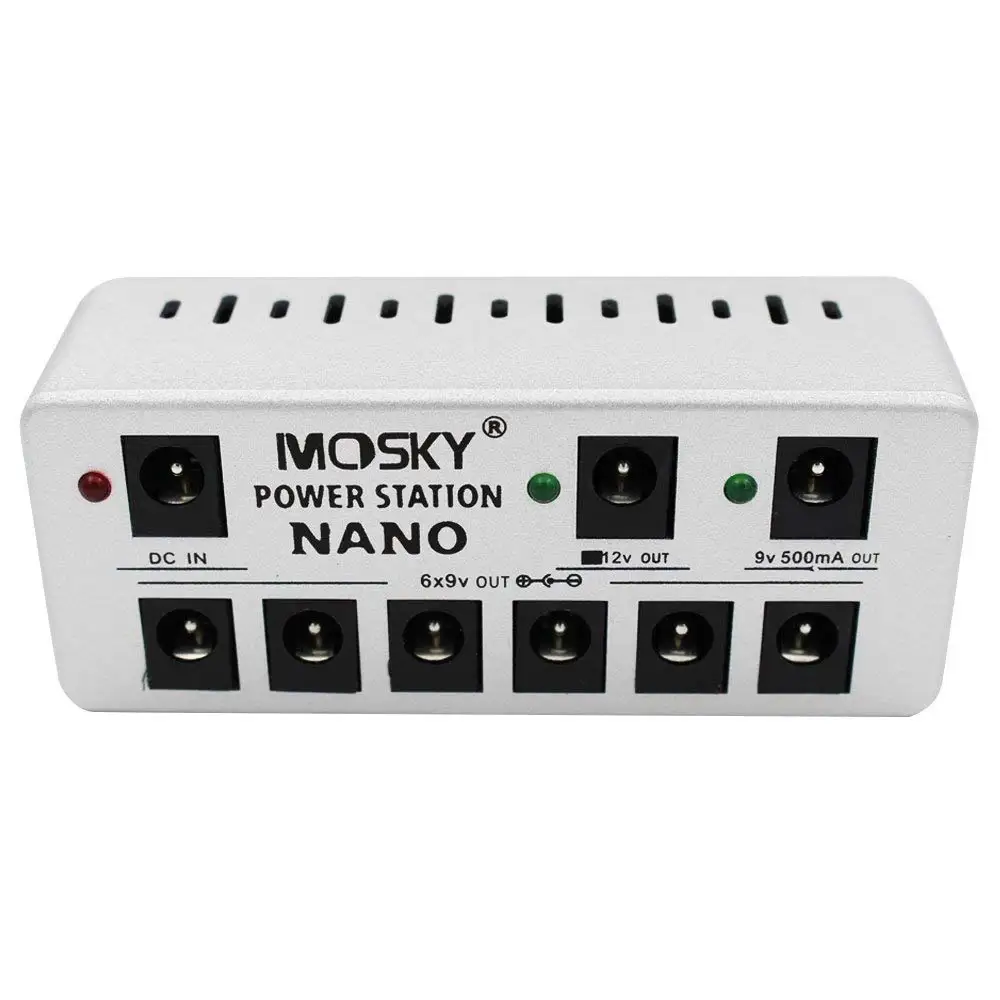 

SEWS-Mosky Guitar Effects Pedal Power Supply 9V Multi-function Power Adapter with 8 Isolated DC Output Power Supply Kit for 9V