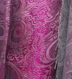148*50 см Пейсли металлическая парча ткань для одежды платье костюм фестиваль украшения - Цвет: hot pink