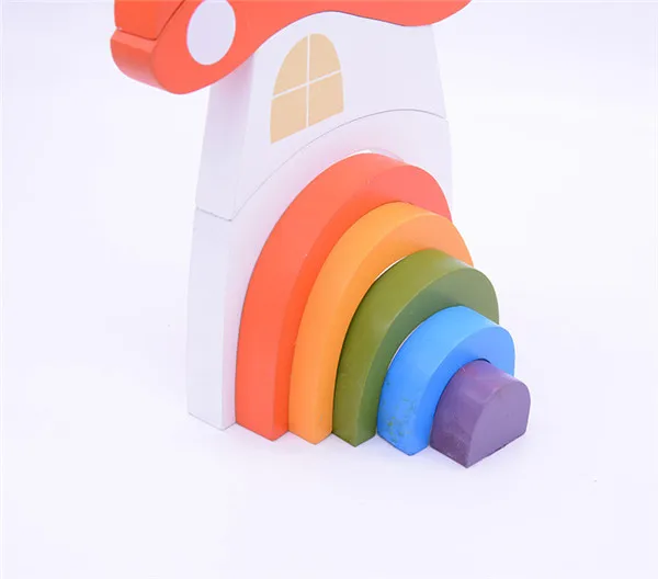Настенные украшения строительный блок деревянная игрушка модель креативная детская комната артикула INS Рождественский подарок на день