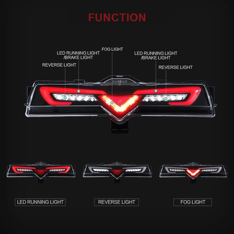 Светодиодный задний бампер задний светильник с ходовой светильник, задний противотуманный светильник и тормозной светильник для Toyota 86 для Subaru BRZ 2012