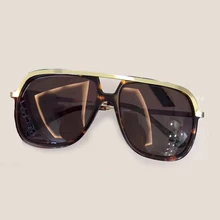 Quadrado do vintage Da Moda Óculos De Sol Dos Homens de Alta Qualidade com Embalagem Caixa de Oculos Feminino de Alta Qualidade Oculos de sol Masculino