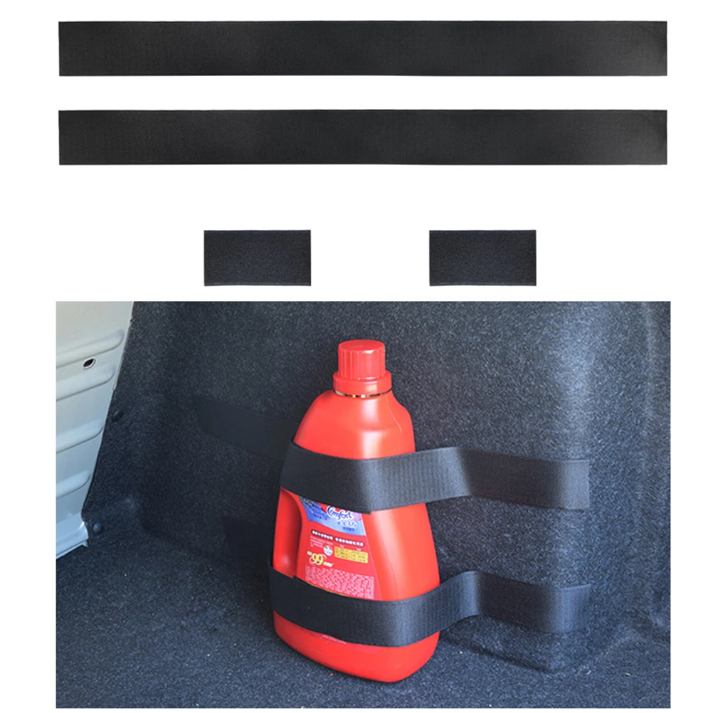 4pcs Securing Straps Hook and Loop Tie Down Fastening Fire Extinguisher