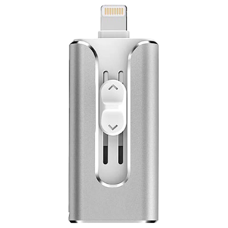 iOS Usb флеш-накопитель 16 ГБ 32G для iPhone/iPad/Android телефон USB флешка для iPhone6 7 8 X XS XR Флешка 128 Гб 64 Гб на 3,0 ключей - Цвет: Silver