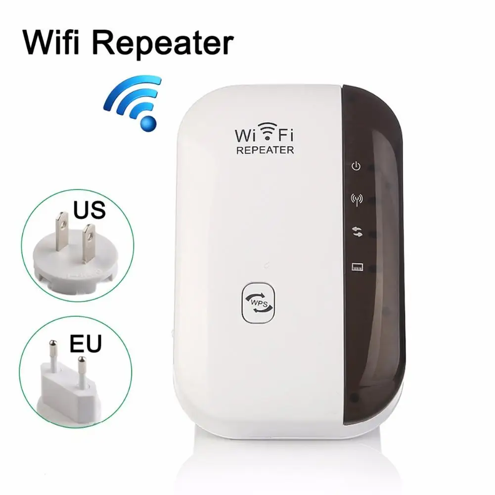 Wireless-N Wifi Repeater 802.11N/B/G Network Routers 300Mbps Range Expander Signal Amplifier Booster WIFI Ap Wps Encryption