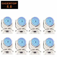 TIPTOP 8XLOT 360 Вт белый 36x10 Вт светодиодный движущийся головной свет для мытья дешевой цены 14CH DMX режим RGBW 4в1 для свадебного украшения