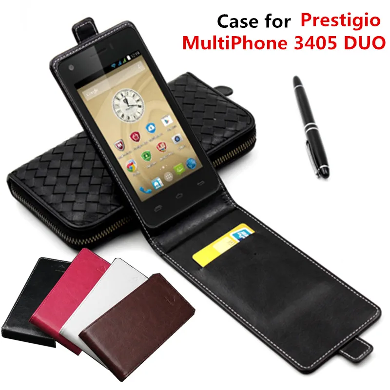 Classic Advanced Топ Кожа Флип кожаный чехол для Prestigio MultiPhone 3405 DUO MultiPhone3405 телефон с карты