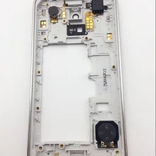 Средняя рамка Корпус Крышка объектива камеры стекло для samsung Galaxy S5 mini G800