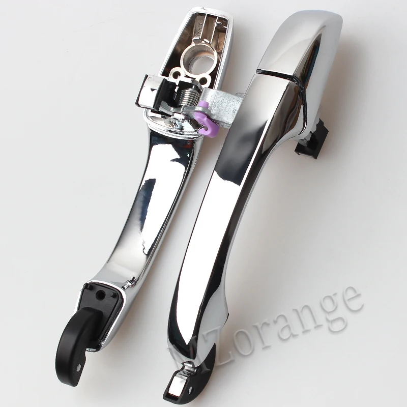 

MZORANGE for Chrysler 300C 2005 2006 2007, CHRYSLER front rear left right driver ABS chrome outside Exterior door handle