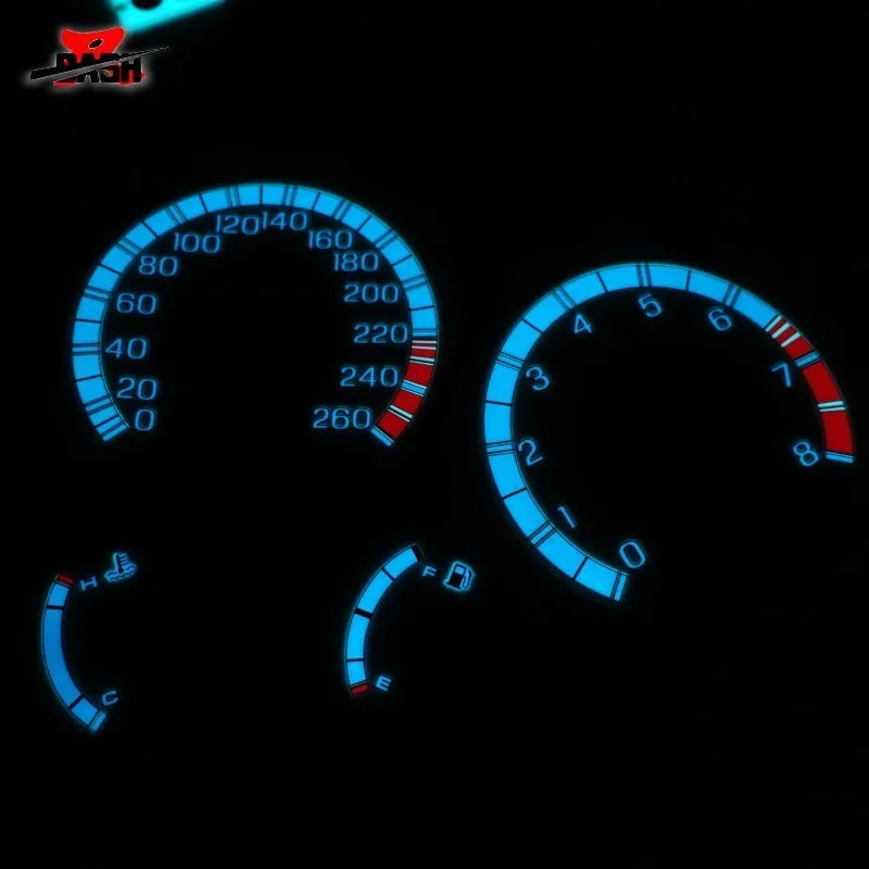 DASH EL Glow Gauge для Maxima A32 1995 1999 2-stage реверсивное свечение белого лица голубое освещение