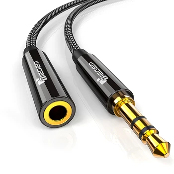 

TIEGEM 3.5mm Extension Audio Cable Male to Female Aux Cable Headphone Cable 3.5 mm extension cable for iPhone Car MP3 MP4 Player