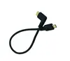 90 Degree Right Angled Type C to Micro USB B OTG Cable for DAC Portable Digital Audio Amplifier 30cm 1ft ► Photo 3/4