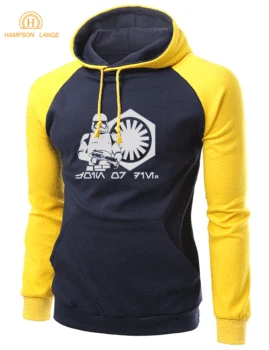 

Star Wars Raglan Hoodies Men 2019 New Autumn Winter Warm Fleece Sweatshirts Male Hooded Brand Jackets Hip Hop Streetwear S-XXL