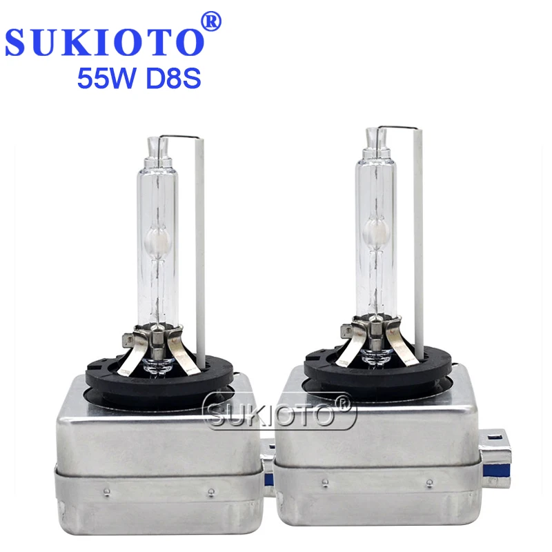 SUKIOTO AC Xenon D1S D3S D8S 6000K 4300K 5000K 8000K xenon bulb for D1S  D3S ballasts control Unit D8S car Headlight bulbs lamp  (2)