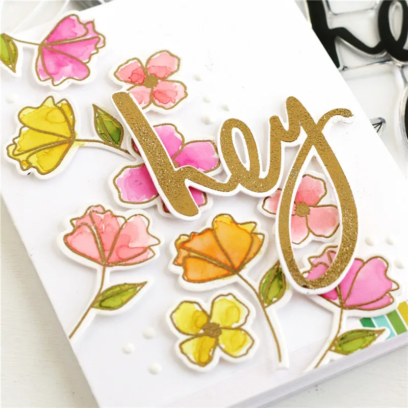 

InLoveArts Letter Dies Word Metal Cutting Dies New 2019 for Craft Dies Scrapbooking Stitch Die Cut Stencil Flower metal dies