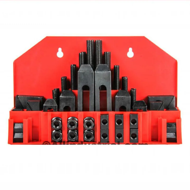 

Metex Milling Machine Clamping Set 58pcs Mill Clamp Kit Vice M12 Universal Fixture Set Pressure Plate