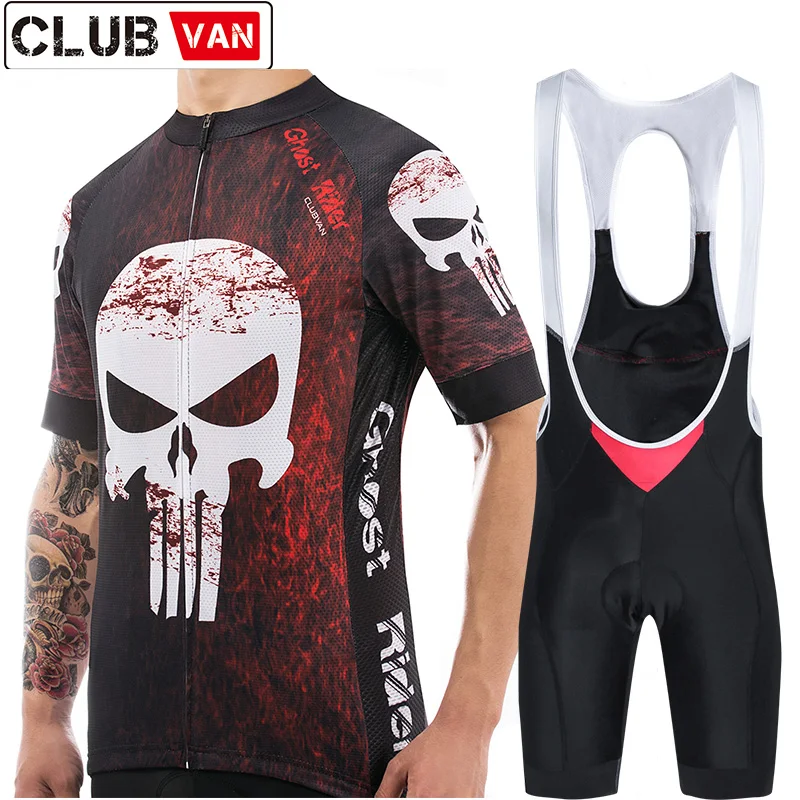 clubvan 2018 Sportswear Cycling Jersey Set 100% Polyester MTB Bike Clothes Racing Bicycle Uniforms Maillot Ropa Ciclismo