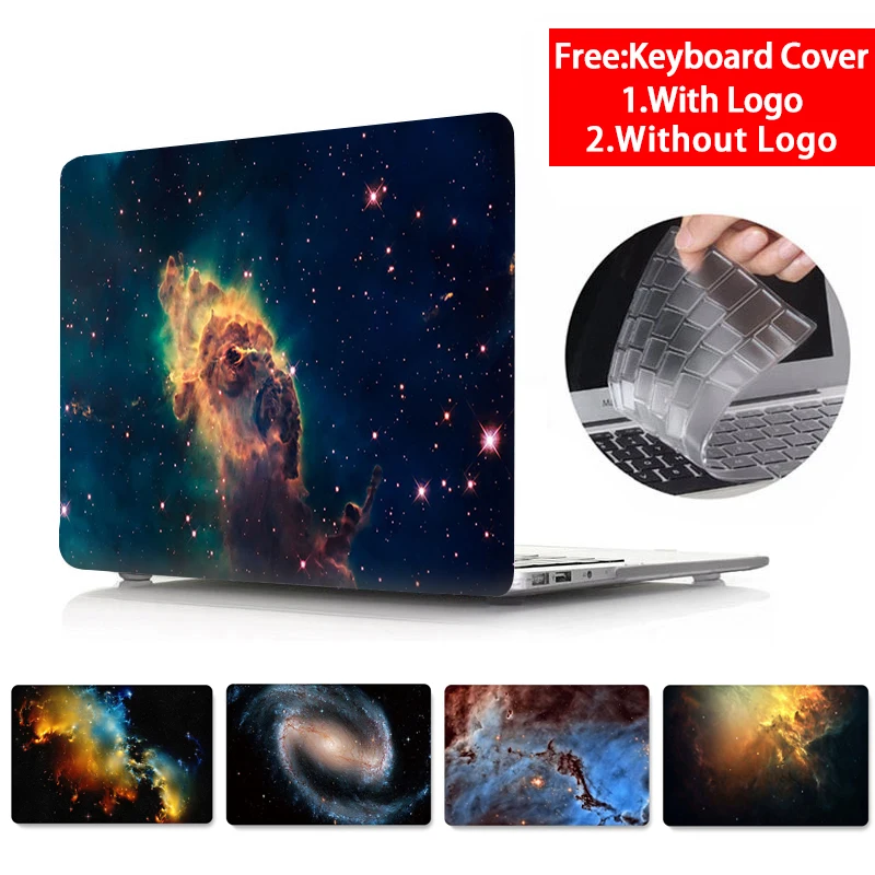 

Space Matte Case For Apple Macbook Pro Retina Air 11 12 13 15 Transparent Cover for Mac book A1708 A1502 A1706 A1398 A1707 A1466