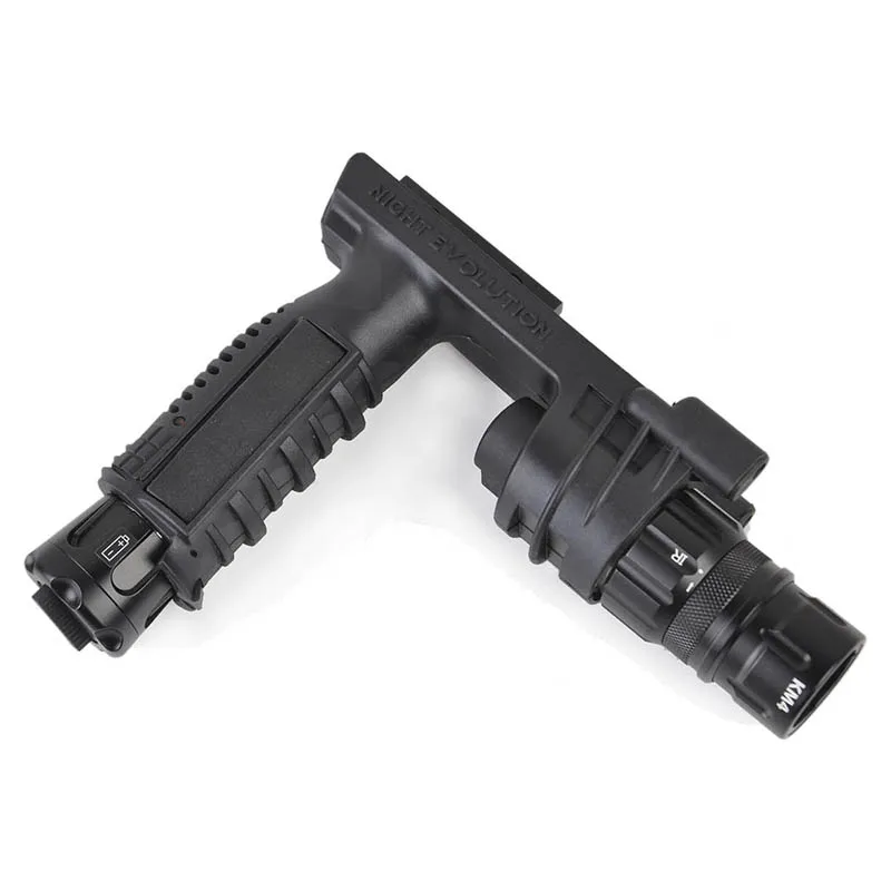 Тактический фонарик M910V вертикальный FOREGRIP WEAPONLIGHT чувствительный к давлению мгновенный активация колодки постоянного включения поворотный переключатель