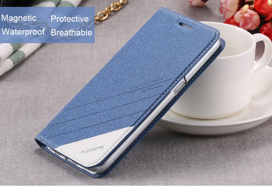 FLOVEME PU Leather Case For Samsung Galaxy S7 S6 S5 Phone Cases Wallet Pouch Card Slot Stand Cover Coque Bag For Galaxy S7 S6 S5 (1)