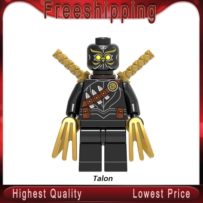 

Super Heros Talon John Constantine Poison Ivy Killer Frost Harley Quinn Batman Building Blocks Children Gifts Toys XH1111