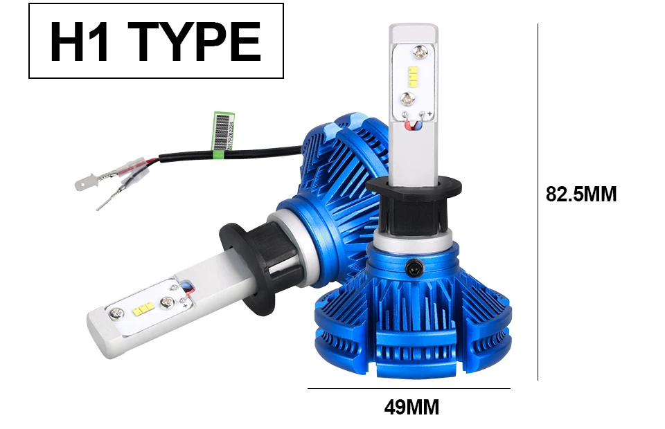 AcooSun H4 H7 H11 H1 зэс светодиодный авто лампы 50 Вт 12000LM/комплект 9005/HB3 9006/HB4 H3 6000Lm Автомобильные фары Противотуманные фары белый 6000K 12V 24V