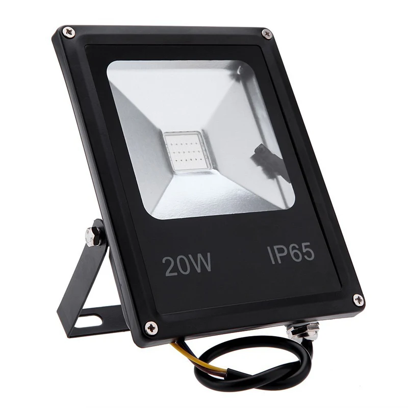 Светодиодный прожектор светильник с мощностью 10 Вт, 20 Вт, 30 Вт, 50 Вт RGB прожектор светильник с пультом дистанционного управления отражатель IP65 открытый светильник AC110V 240V садовая лампа
