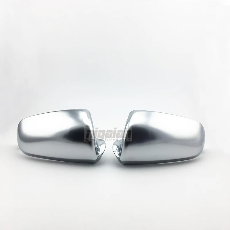 B7 серебряные зеркальные колпачки для Audi A3 8P A4 B7 A6 C5 ABS Матовый хром Автомобильные Боковые зеркальные чехлы