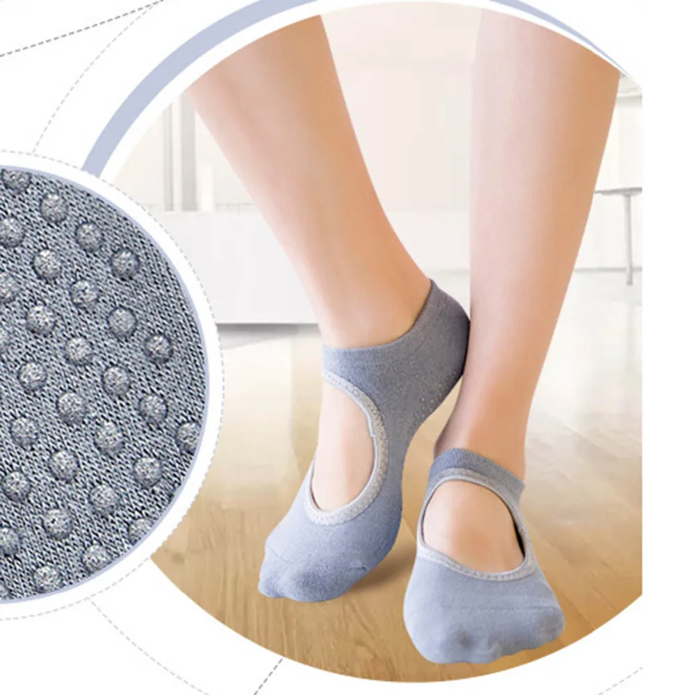 

1 Pair Sports Sock Slippers for women Good Flexibility Breathable Cotton Socks Balle Dance Fitness Sportswear funny socks