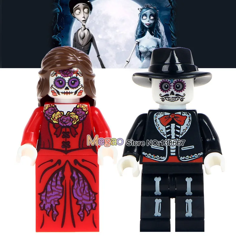 

Building Blocks Single Sale Movie Coco Day of the Dead Holiday WM8001 Woman Skeleton Education Learning Children Gift Toys
