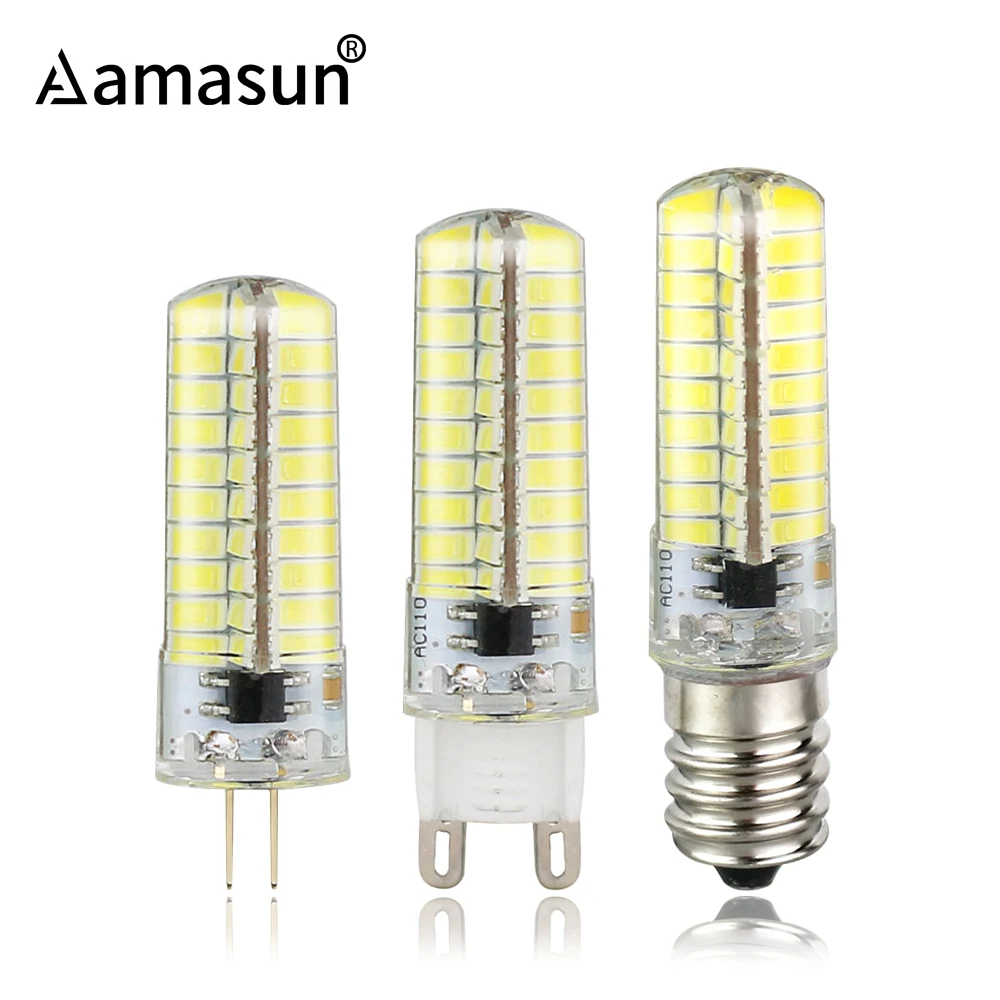 Светодиодный светильник G9 9 Вт 220 В 110 E14 светодиодный G4 G8 E11 E12 E17 SMD 5730 мини