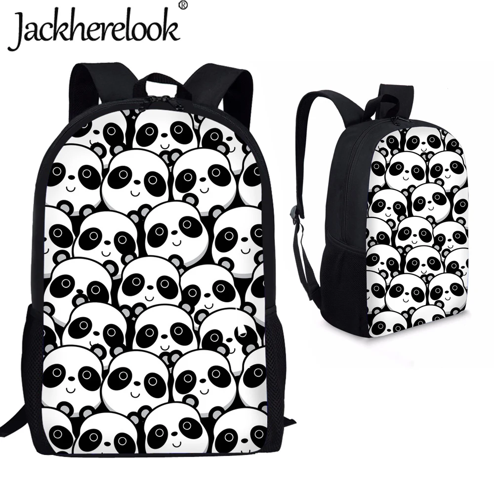 ##BUY Jackherelook Lovely Cartoon Animal Panda Printed Kids Boys Girls Schoolbags Primary School Students Bookbags Orthopedic Backpack