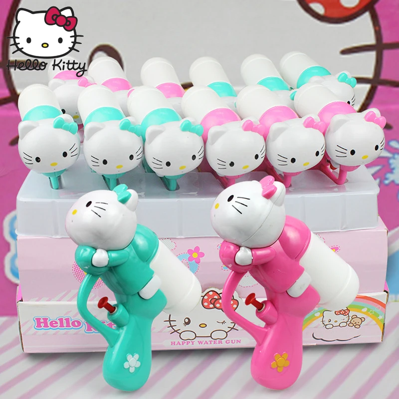 Hello kitty 1 шт. мини брызгающая водой игрушка детская пушка воды пляжа Пистолеты