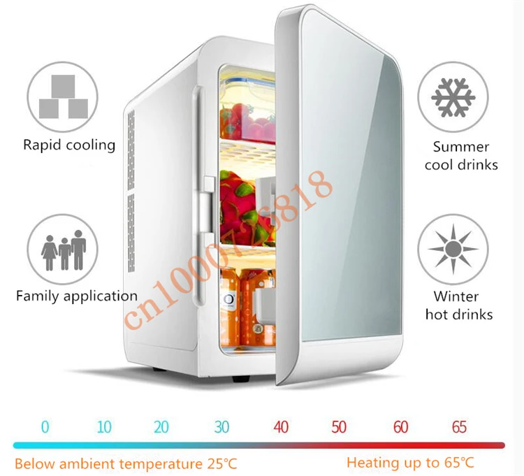 220V 20L Электрический мини-автомобиль холодильник 2 в 1 Многофункциональный Портативный 12V для путешествий автомобиль холодильник кулер и грелка