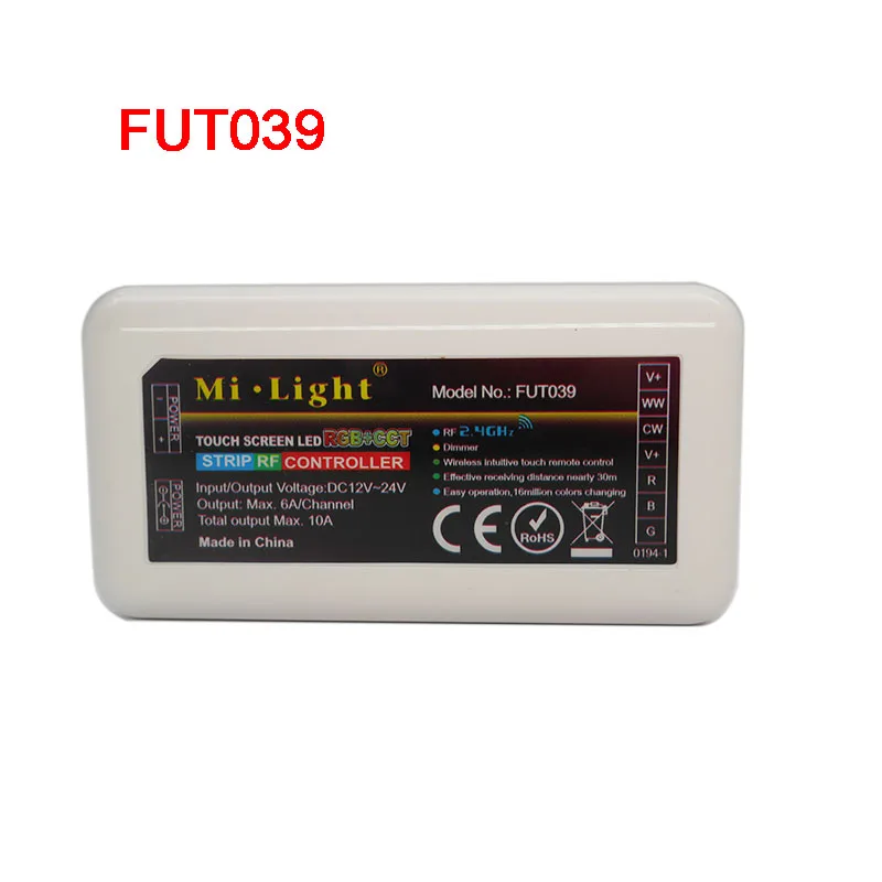 MiBOXER 2,4G 4 зоны Смарт сенсорная панель WiFi iBox RGB+ CCT/RGBWW контроллер светодиодной ленты FUT039/FUT092/FUT089/WL-Box1/B4/T4/B8 - Цвет: FUT039